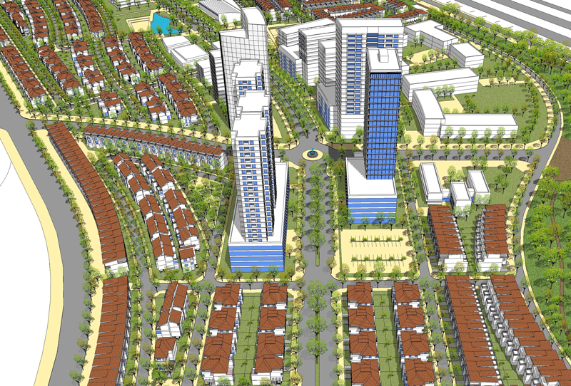 Khu nhà ở thuộc Khu Công nghệ cao Hòa Lạc